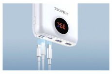 ROMOSS Romoss SW20PF 20000mAh fehér power bank Mobil / Kommunikáció / Smart - Powerbank / Külső akkumulátor és töltő - 461530