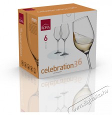 RONA Borospoharak 360 ml CELEBRATION 6 db Konyhai termékek - Konyhai eszköz - Készlet / szett - 525842