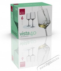 RONA borospoharak 400 ml VISTA 6 db Konyhai termékek - Konyhai eszköz - Készlet / szett - 525844