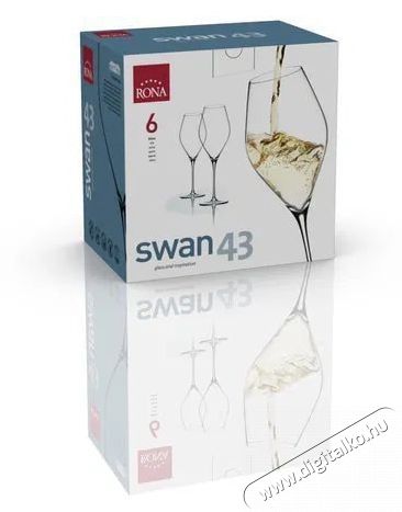 RONA borospoharak 430 ml SWAN 6 db Konyhai term&eacute;kek - Konyhai eszk&ouml;z - K&eacute;szlet / szett - 525846