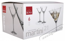 RONA Martini poharak 6 db 210 ml UNIVERSAL Konyhai term&eacute;kek - Konyhai eszk&ouml;z - K&eacute;szlet / szett - 525869