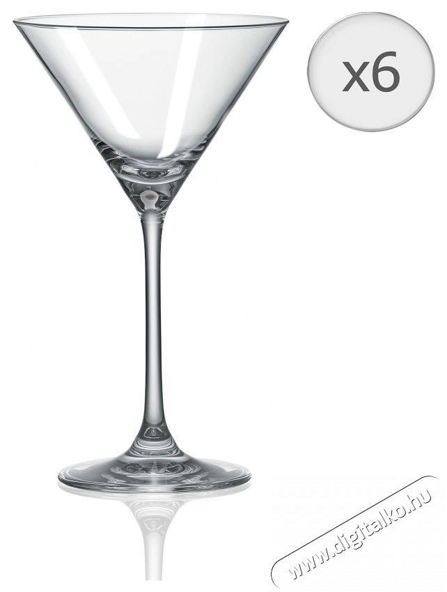 RONA Martini poharak 6 db 210 ml UNIVERSAL Konyhai term&eacute;kek - Konyhai eszk&ouml;z - K&eacute;szlet / szett - 525869