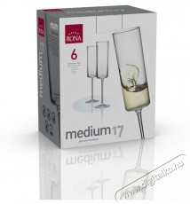 RONA Pezsgőspoh&aacute;r 170 ml MEDIUM 6 db Konyhai term&eacute;kek - Konyhai eszk&ouml;z - K&eacute;szlet / szett - 525871