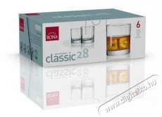 RONA Whisky poharak 6 db 280 ml CLASSIC Konyhai termékek - Konyhai eszköz - Készlet / szett - 525888