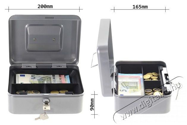 Rottner HomeStar Cash2 ez&uuml;st p&eacute;nzkazetta H&aacute;ztart&aacute;s / Otthon / K&uuml;lt&eacute;r - Egy&eacute;b h&aacute;ztart&aacute;si term&eacute;k - 395893