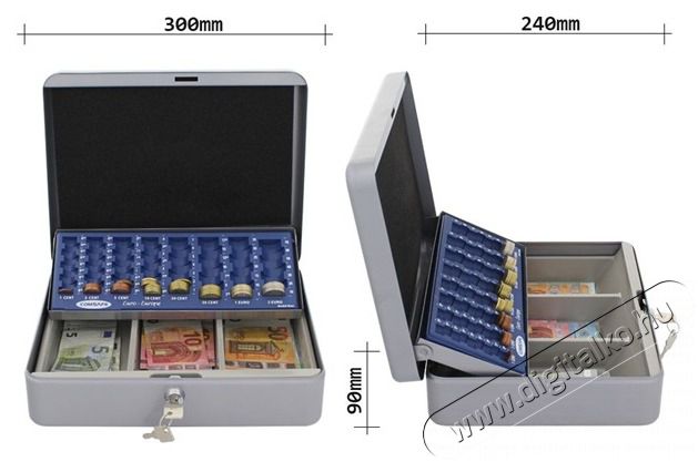 Rottner HomeStar Cash Euro ez&uuml;st p&eacute;nzkazetta H&aacute;ztart&aacute;s / Otthon / K&uuml;lt&eacute;r - Egy&eacute;b h&aacute;ztart&aacute;si term&eacute;k - 407983