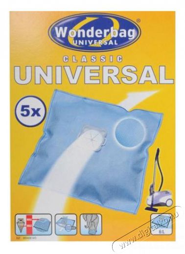 Rowenta WB406140 Wonderbag Classic porzsák (5 db) Háztartás / Otthon / Kültér - Porszívó / takarítógép - Porzsák / portartály - 294870