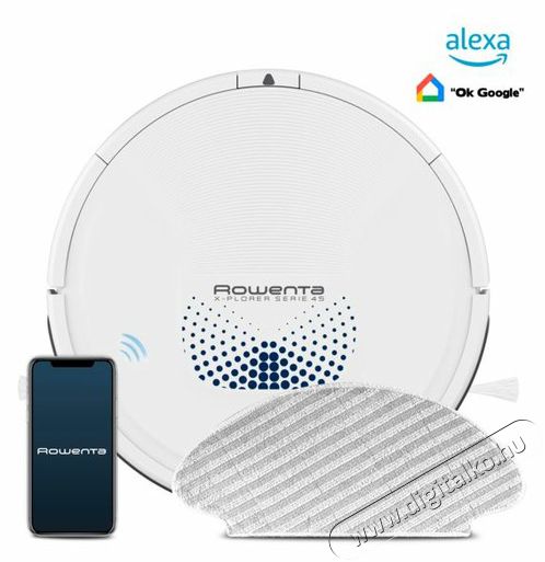 Rowenta RR8277WH X-Plorer S45 Aqua robotporszívó - fehér Háztartás / Otthon / Kültér - Porszívó / takarítógép - Robotporszívó - 377694