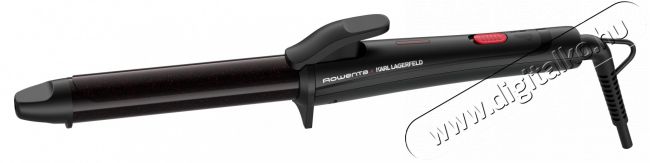 Rowenta CF321LF0 X Karl Lagerfeld 25mm-es fekete hajs&uuml;tővas Sz&eacute;ps&eacute;g&aacute;pol&aacute;s / Eg&eacute;szs&eacute;g - Haj&aacute;pol&aacute;s - Hajs&uuml;tővas / g&ouml;nd&ouml;r&iacute;tő - 432354