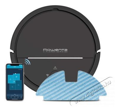 Rowenta RR7755WH X-Plorer Serie 80 száraz-nedves fekete robotporszívó Háztartás / Otthon / Kültér - Porszívó / takarítógép - Robotporszívó - 432861