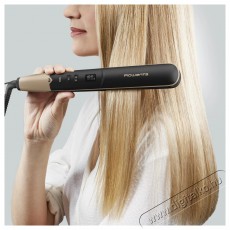 Rowenta SF4630F0 Liss&Curl Argan oil Hajformázó, kerámia bevonat, Fekete/Arany Szépségápolás / Egészség - Hajápolás - Hajvasaló / egyenesítő - 495772