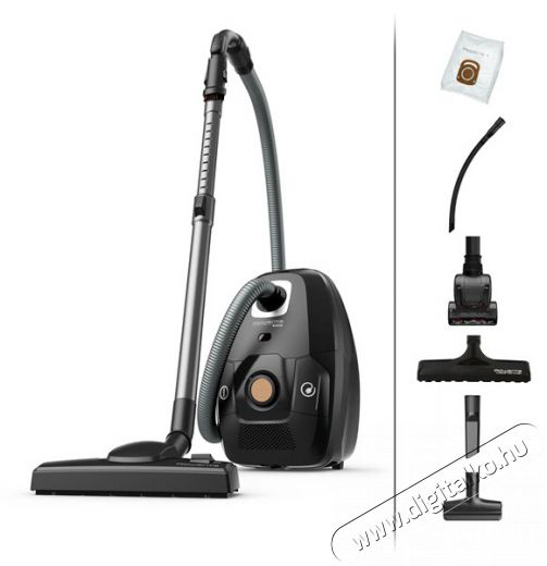 Rowenta RO6189EA Green Force Effitech ECO Total Clean fekete porzsákos porszívó Háztartás / Otthon / Kültér - Porszívó / takarítógép - Porzsákos porszívó - 502174