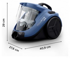 Rowenta RO3721EA Compact Power Cyclonic kék porzsák nélküli porszívó Háztartás / Otthon / Kültér - Porszívó / takarítógép - Porzsák nélküli porszívó - 508635