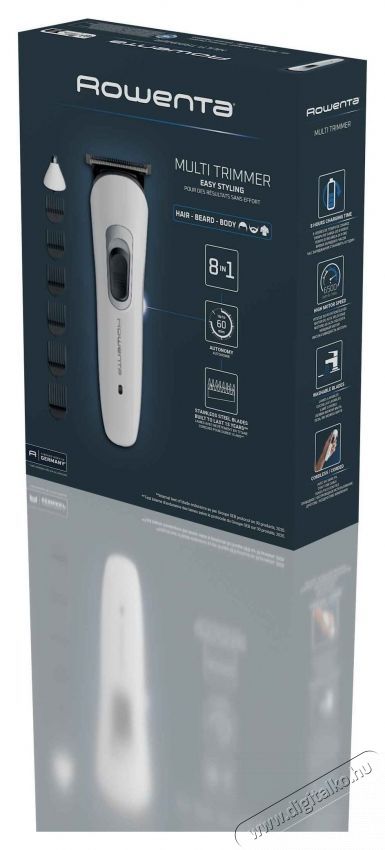 Rowenta Trim & Style 8 in 1 TN8934E0 multifunkcion&aacute;lis hajv&aacute;g&oacute;, 60 perc &uuml;zemidő, 6 f&eacute;sű Sz&eacute;ps&eacute;g&aacute;pol&aacute;s / Eg&eacute;szs&eacute;g - Haj&aacute;pol&aacute;s - Haj / szak&aacute;ll v&aacute;g&oacute;, ny&iacute;r&oacute; - 537241