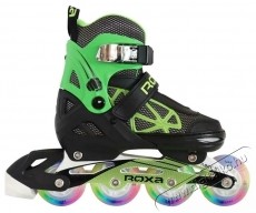 Roxa Punch Punch Inline gyerekkorcsolya, 39-42 m&eacute;ret, fekete/z&ouml;ld H&aacute;ztart&aacute;s / Otthon / K&uuml;lt&eacute;r - J&aacute;t&eacute;k / Sport - Szabadt&eacute;ri j&aacute;t&eacute;k - 537243