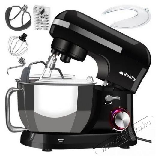 Ruhhy 16746 - 4,5 l, 1700 W, fekete Konyhai termékek - Konyhai kisgép (előkészítés / feldolgozás) - Konyhai robotgép - 511364