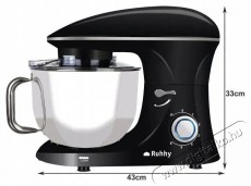 Ruhhy 16745 Konyhai robotgép, 6,2 l, 2200 W, fekete Konyhai robotgép Konyhai termékek - Konyhai kisgép (előkészítés / feldolgozás) - Konyhai robotgép - 525899