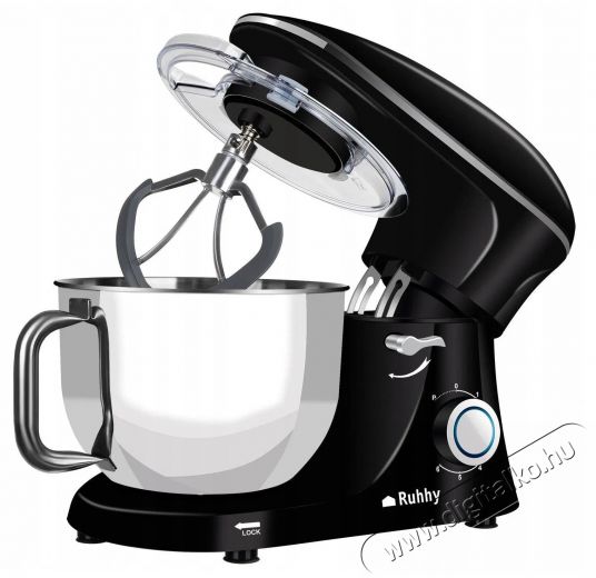 Ruhhy 16745 Konyhai robotgép, 6,2 l, 2200 W, fekete Konyhai robotgép Konyhai termékek - Konyhai kisgép (előkészítés / feldolgozás) - Konyhai robotgép - 525899