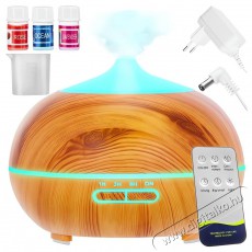 Ruhhy 23510, ionizátorral, 400 ml világosbarna Párásító Szépségápolás / Egészség - Légtisztító / párásító / párátlanító - Párásító - 525907