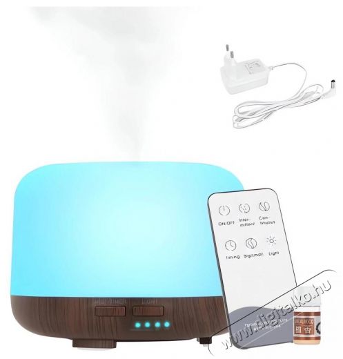 Ruhhy 23511 LED-es aromadiffúzor távirányítóval Szépségápolás / Egészség - Légtisztító / párásító / párátlanító - Párásító - 525908