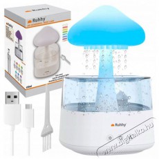 Ruhhy 24378 Multifunkci&oacute;s p&aacute;r&aacute;s&iacute;t&oacute;, gomba alak&uacute;, 10 W, 450 ml, feh&eacute;r Sz&eacute;ps&eacute;g&aacute;pol&aacute;s / Eg&eacute;szs&eacute;g - L&eacute;gtiszt&iacute;t&oacute; / p&aacute;r&aacute;s&iacute;t&oacute; / p&aacute;r&aacute;tlan&iacute;t&oacute; - P&aacute;r&aacute;s&iacute;t&oacute; - 525909