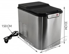 Ruhhy 5537 Jégkészítő, 12 kg/24 h Konyhai termékek - Konyhai kisgép (sütés / főzés / hűtés / ételkészítés) - Jégkocka készítő gép - 525897