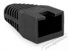 RULSTEIN Rülstein 05287FK RJ45 8P8C moduláris dugókhoz fekete 100db sima törésgátló Iroda és számítástechnika - Egyéb számítástechnikai termék - 439612