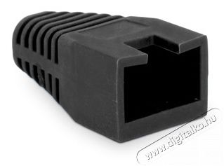 RULSTEIN Rülstein 05287FK RJ45 8P8C moduláris dugókhoz fekete 100db sima törésgátló Iroda és számítástechnika - Egyéb számítástechnikai termék - 439612