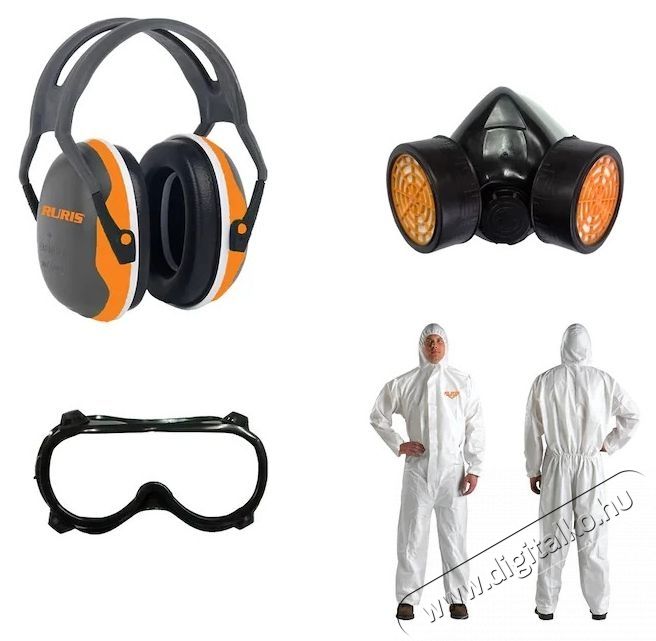 RURIS 10310219 V&eacute;dőfelszerel&eacute;s permetező haszn&aacute;lathoz, v&eacute;dő sisak, v&eacute;dőruha, szem&uuml;veg, maszk H&aacute;ztart&aacute;s / Otthon / K&uuml;lt&eacute;r - Szersz&aacute;m - Kieg&eacute;sz&iacute;tő, tartoz&eacute;k - 535668