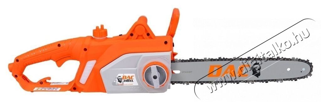 RURIS Elektromos l&aacute;ncfűr&eacute;sz (fűr&eacute;sz) Ruris DAC 318EL l&aacute;nccal, teljes&iacute;tm&eacute;ny 1800 W, penge hossza 35 cm, l&aacute;ncoszt&aacute;s 3/8 H&aacute;ztart&aacute;s / Otthon / K&uuml;lt&eacute;r - K&uuml;lt&eacute;r / kerti term&eacute;k / grill - L&aacute;ncfűr&eacute;sz - 535679