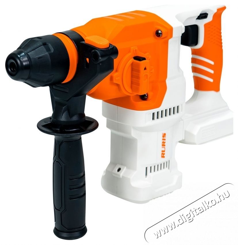 RURIS RMX2813, 20 V, 1150 RPM, 5100 BPM, 2,8 J, SDS Plus tokm&aacute;ny, kefe n&eacute;lk&uuml;li motor, 30 mm-es maxim&aacute;lis f&uacute;r&oacute;&aacute;tm&eacute;rő, akkumul&aacute;tor/t&ouml;ltő n&eacute;lk&uuml;l H&aacute;ztart&aacute;s / Otthon / K&uuml;lt&eacute;r - Szersz&aacute;m - F&uacute;r&oacute; / f&uacute;r&oacute;kalap&aacute;cs - 537245