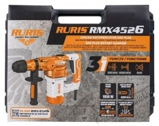 RURIS RMX 4526, SDS Plus, 1050 W, 4,5 J, tartoz&eacute;kok, hordt&aacute;ska H&aacute;ztart&aacute;s / Otthon / K&uuml;lt&eacute;r - Szersz&aacute;m - F&uacute;r&oacute; / f&uacute;r&oacute;kalap&aacute;cs - 537246