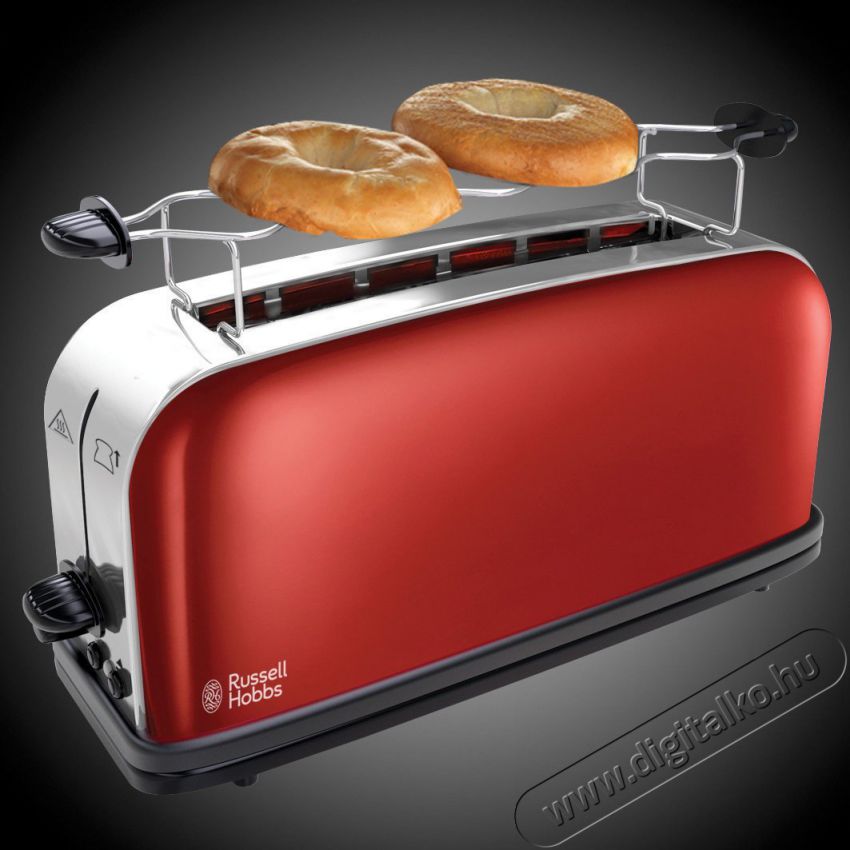 Russell Hobbs 21391-56 Colours Flame kenyérpirító - piros Konyhai termékek - Konyhai kisgép (sütés / főzés / hűtés / ételkészítés) - Kenyérpirító - 284980