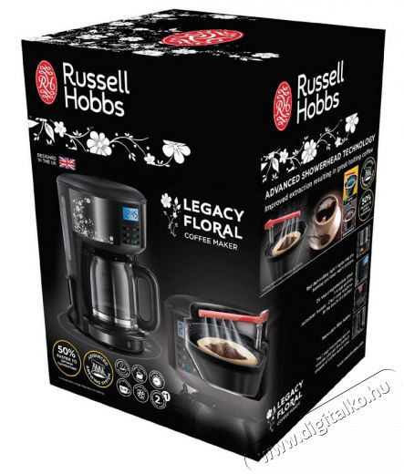 Russell Hobbs 21991-56 Legacy Floral kávéfőző Konyhai termékek - Kávéfőző / kávéörlő / kiegészítő - Filteres kávéfőző - 297784