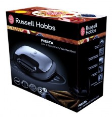 Russell Hobbs 22570-56 Fiesta 3in1 szendvics- és gofrisütő Konyhai termékek - Konyhai kisgép (sütés / főzés / hűtés / ételkészítés) - Melegszendvics / gofri sütő - 296098