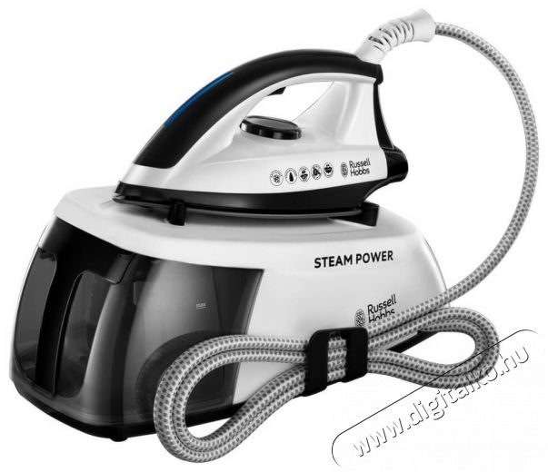 Russell Hobbs 24420-56 Steam Power gőzállomás - fekete Háztartás / Otthon / Kültér - Vasaló - Gőzállomás - 337541