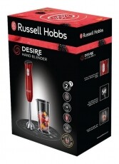 Russell Hobbs 24690-56 Desire botmixer - piros Konyhai termékek - Konyhai kisgép (előkészítés / feldolgozás) - Botmixer - 337554