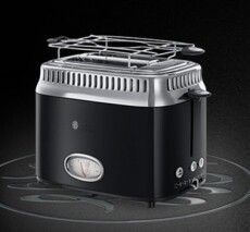 Russell Hobbs 21681-56/RH Retro kenyérpirító - fekete Konyhai termékek - Konyhai kisgép (sütés / főzés / hűtés / ételkészítés) - Kenyérpirító - 312805