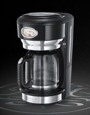 Russell Hobbs 21701-56/RH Retro kávéfőző - fekete Konyhai termékek - Kávéfőző / kávéörlő / kiegészítő - Filteres kávéfőző - 312808