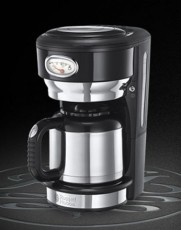 Russell Hobbs 21711-56/RH Retro termoszos kávéfőző - fekete Konyhai termékek - Kávéfőző / kávéörlő / kiegészítő - Filteres kávéfőző - 312811