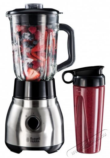 Russell Hobbs 23821-56 2in1 Rozsdamentes acél turmixgép palackkal Konyhai termékek - Konyhai kisgép (előkészítés / feldolgozás) - Turmixgép - 314087