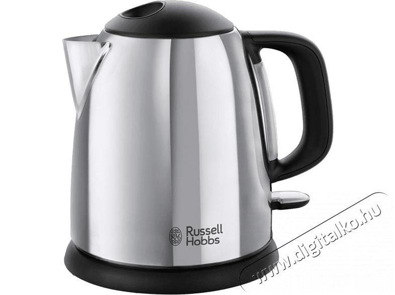Russell Hobbs 24990-70 Victory kompakt vízforraló, 2200W, 1 L, Vízkő szűrő, Inox Konyhai termékek - Vízforraló / teafőző - 373057