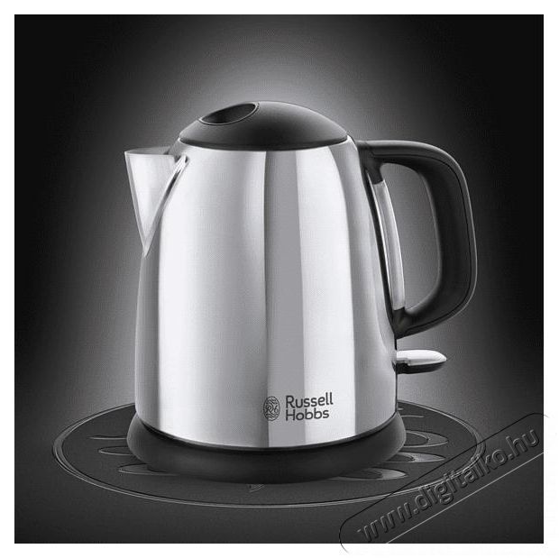 Russell Hobbs 24990-70 Victory kompakt vízforraló, 2200W, 1 L, Vízkő szűrő, Inox Konyhai termékek - Vízforraló / teafőző - 373057