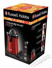 Russell Hobbs 26010-56 Colours Plus Flame citrusprés, rozsdamentes acél ház - piros Konyhai termékek - Konyhai kisgép (előkészítés / feldolgozás) - Citrus / gyümölcs facsaró - 373060