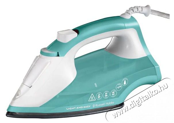 Russell Hobbs 26470-56/RH Light&Easy türkizkék-fehér gőzölős vasaló Háztartás / Otthon / Kültér - Vasaló - Vasaló - 405192