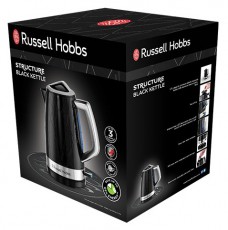 Russell Hobbs 28081-70/RH Structure fekete vízforraló Konyhai termékek - Vízforraló / teafőző - 449252