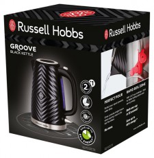 Russell Hobbs 26380-70/RH Groove fekete vízforraló Konyhai termékek - Vízforraló / teafőző - 455811