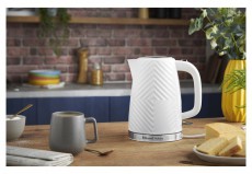 Russell Hobbs 26381-70/RH Groove fehér vízforraló Konyhai termékek - Vízforraló / teafőző - 455812