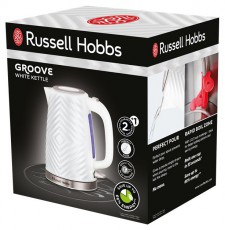 Russell Hobbs 26381-70/RH Groove fehér vízforraló Konyhai termékek - Vízforraló / teafőző - 455812