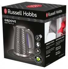 Russell Hobbs 26382-70/RH Groove szürke vízforraló Konyhai termékek - Vízforraló / teafőző - 455813